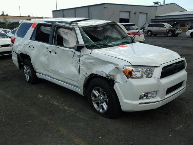 JTEZU5JR9C5045544 - 2012 TOYOTA 4RUNNER SR WHITE photo 10