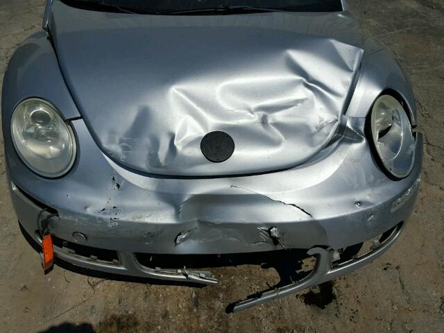 3VWRF31Y87M416748 - 2007 VOLKSWAGEN NEW BEETLE 银色 照片 9