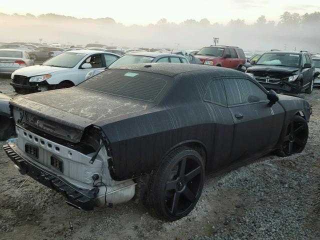 2C3CDYAG0EH277024 - 2014 DODGE CHALLENGER BLACK photo 4