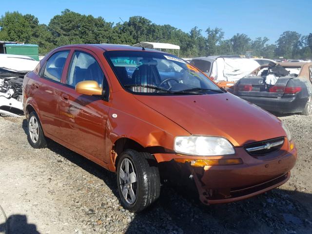 KL1TD56646B626388 - 2006 CHEVROLET AVEO BASE Қызғылт сары фото 1