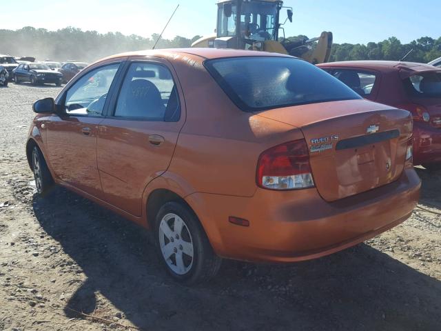 KL1TD56646B626388 - 2006 CHEVROLET AVEO BASE Қызғылт сары фото 3