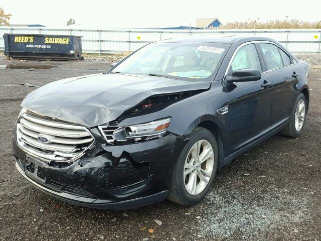 1FAHP2E8XDG180308 - 2013 FORD TAURUS SEL BLACK photo 2