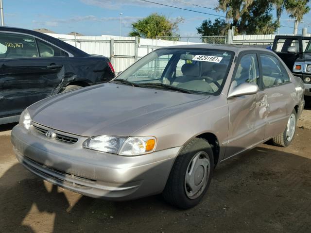 1NXBR18E3WZ021734 - 1998 TOYOTA COROLLA VE GOLD photo 2