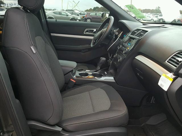 1FM5K7D86HGD34492 - 2017 FORD EXPLORER X GRAY photo 5