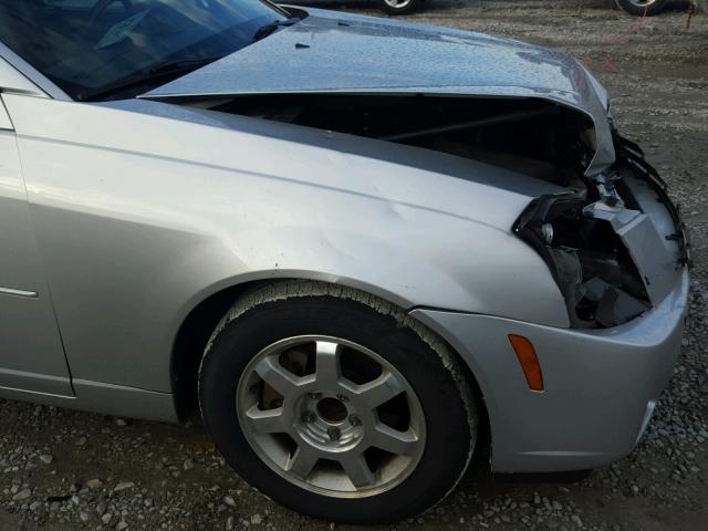 1G6DM57N730109583 - 2003 CADILLAC CTS SILVER photo 9