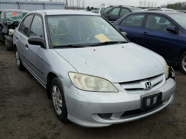 2HGES16395H018055 - 2005 HONDA CIVIC DX V SILVER photo 1