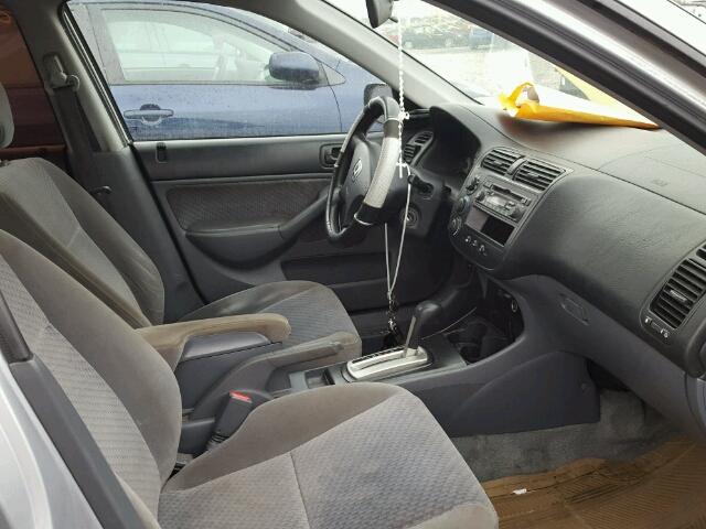 2HGES16395H018055 - 2005 HONDA CIVIC DX V SILVER photo 5