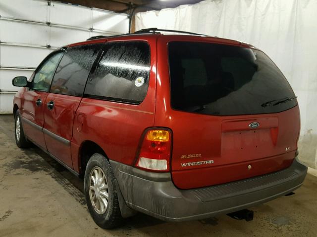 2FMDA5148XBA32132 - 1999 FORD WINDSTAR L RED photo 3