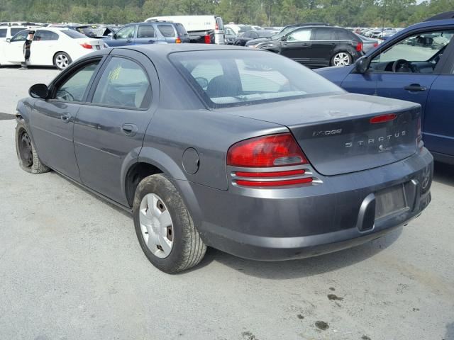 1B3EL46X15N532068 - 2005 DODGE STRATUS SX GRAY photo 3