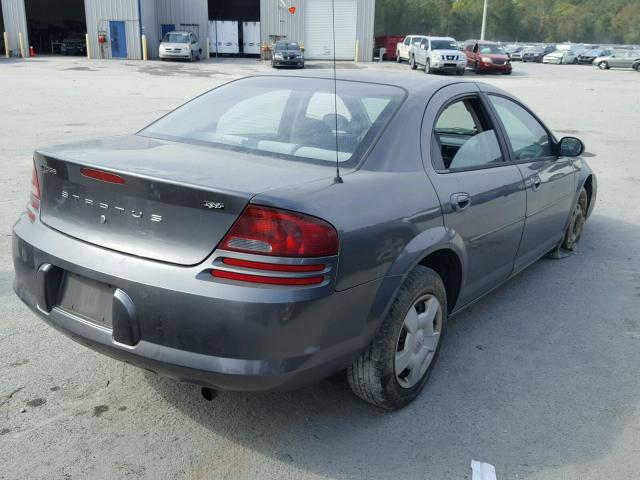 1B3EL46X15N532068 - 2005 DODGE STRATUS SX GRAY photo 4