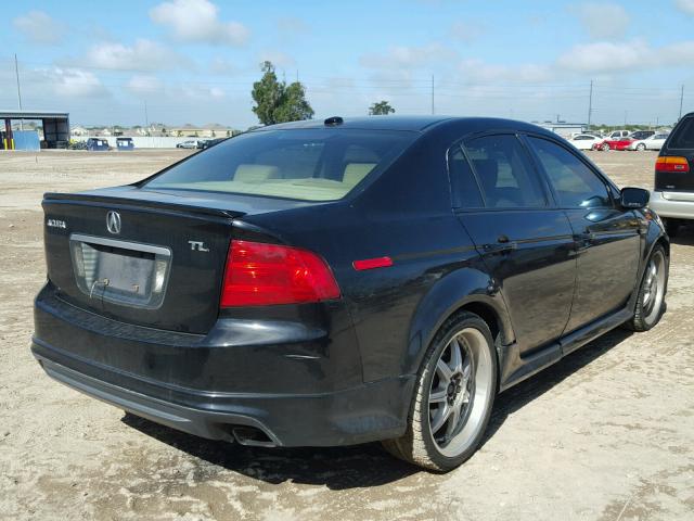 19UUA662X4A004388 - 2004 ACURA TL BLACK photo 4