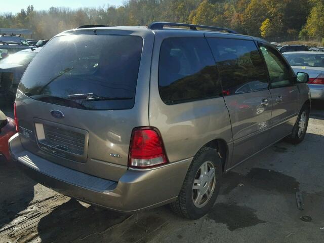 2FMZA52204BA07238 - 2004 FORD FREESTAR S GOLD photo 4