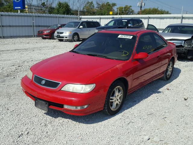 19UYA3252XL004636 - 1999 ACURA 2.3CL RED photo 2