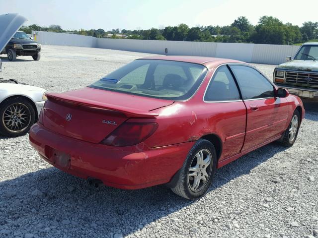 19UYA3252XL004636 - 1999 ACURA 2.3CL RED photo 4