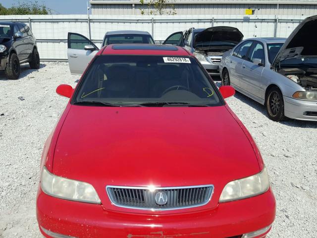 19UYA3252XL004636 - 1999 ACURA 2.3CL RED photo 9