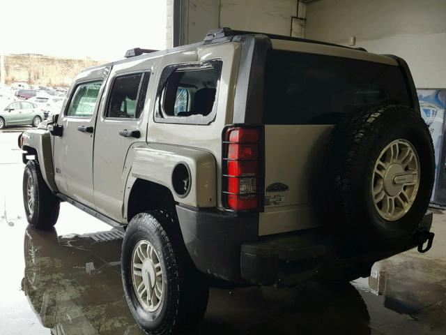 5GTEN13EX88196037 - 2008 HUMMER H3 BEIGE photo 3