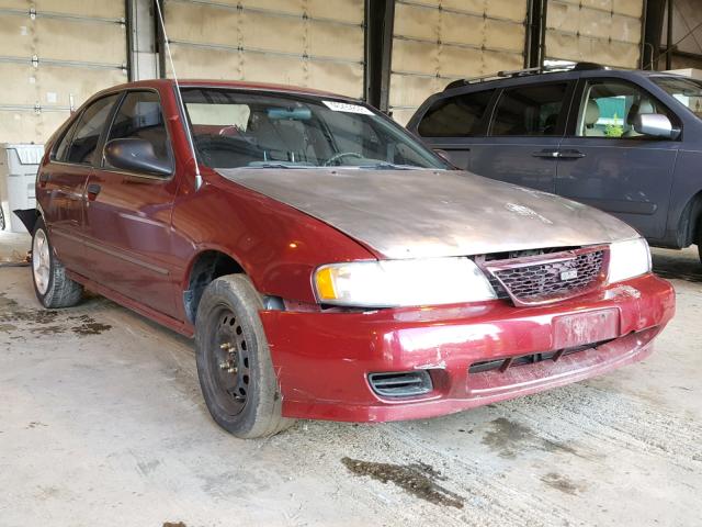 3N1AB41D8WL044575 - 1998 NISSAN SENTRA XE RED photo 1