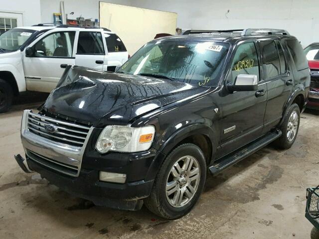 1FMEU75807UA96230 - 2007 FORD EXPLORER L BLACK photo 2