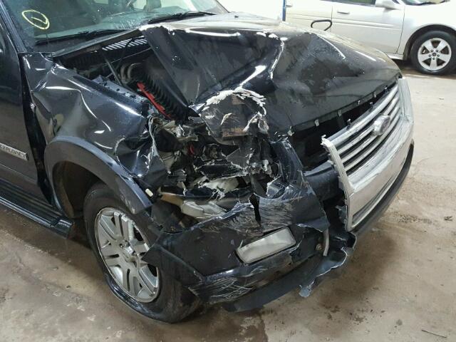 1FMEU75807UA96230 - 2007 FORD EXPLORER L BLACK photo 9