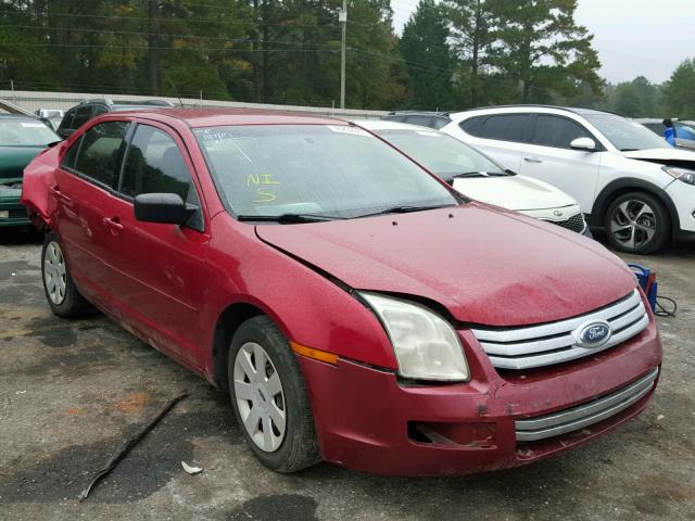 3FAHP06Z87R185340 - 2007 FORD FUSION S RED photo 1