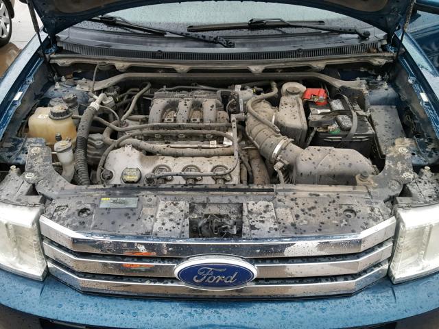 2FMGK5CC3BBD02679 - 2011 FORD FLEX SEL BLUE photo 7