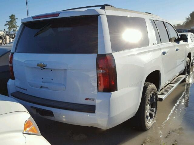 1GNSKHKC7GR107049 - 2016 CHEVROLET SUBURBAN K WHITE photo 4