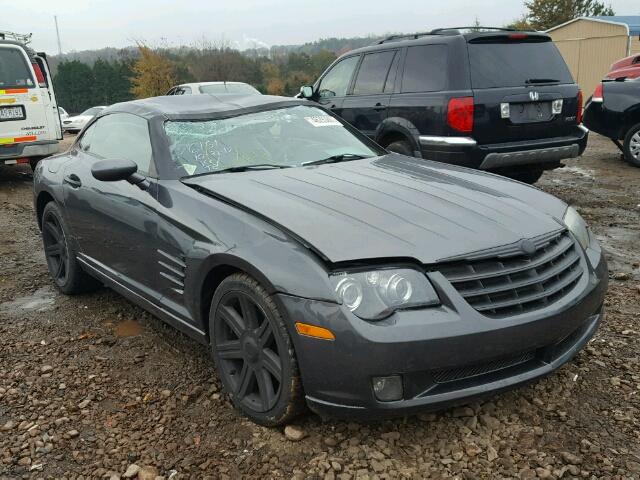 1C3AN69L14X016151 - 2004 CHRYSLER CROSSFIRE CHARCOAL photo 1