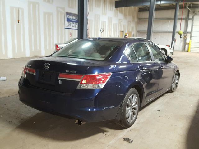 1HGCP2F89CA079055 - 2012 HONDA ACCORD EXL Mavi fotoğraf 4
