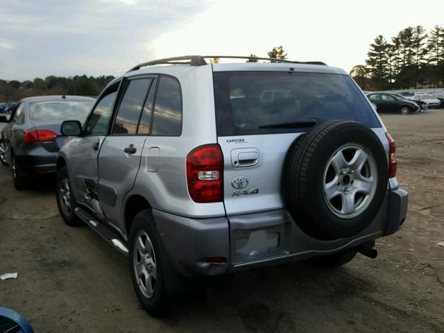 JTEHD20V040020927 - 2004 TOYOTA RAV4 SILVER photo 3