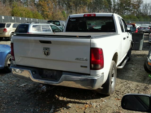 1D7RV1GP2AS160684 - 2010 DODGE RAM 1500 WHITE photo 4