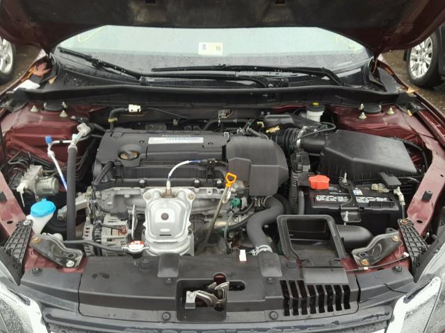 1HGCR2F35DA178553 - 2013 HONDA ACCORD LX BURGUNDY photo 7