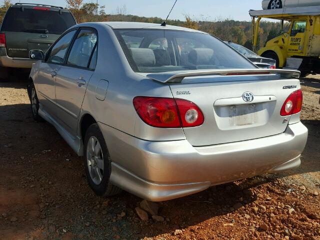 1NXBR32E34Z235494 - 2004 TOYOTA COROLLA SILVER photo 3