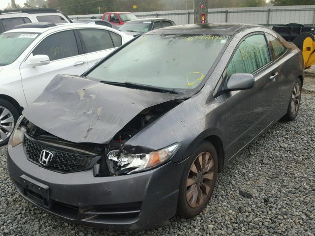 2HGFG129X9H502998 - 2009 HONDA CIVIC EXL GRAY photo 2