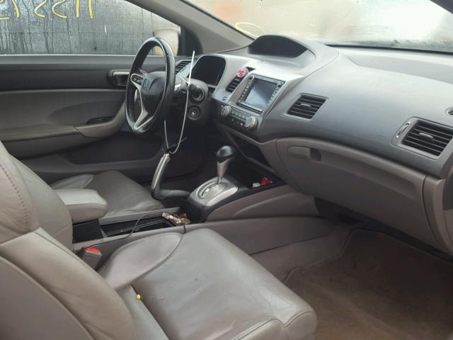 2HGFG129X9H502998 - 2009 HONDA CIVIC EXL GRAY photo 5