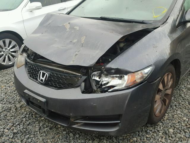 2HGFG129X9H502998 - 2009 HONDA CIVIC EXL GRAY photo 9