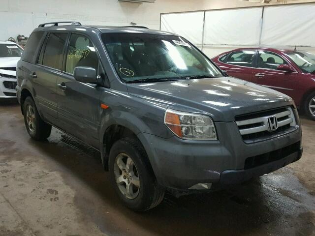 5FNYF18348B040441 - 2008 HONDA PILOT SE GRAY photo 1