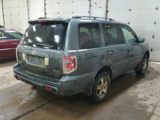 5FNYF18348B040441 - 2008 HONDA PILOT SE GRAY photo 4