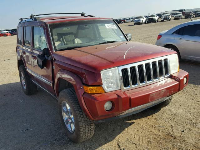1J8HG58226C319224 - 2006 JEEP COMMANDER RED photo 1