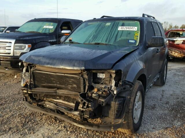 1FMCU49389KD12022 - 2009 FORD ESCAPE HYB CHARCOAL photo 2