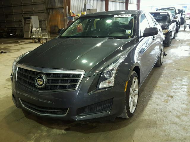 1G6AA5RX6E0129448 - 2014 CADILLAC ATS GRAY photo 2