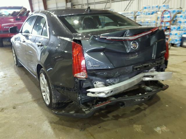 1G6AA5RX6E0129448 - 2014 CADILLAC ATS GRAY photo 3