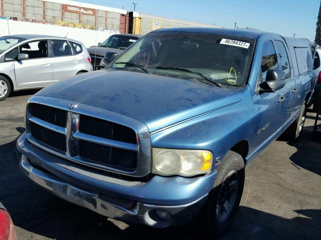 3D7KA28673G753301 - 2003 DODGE RAM 2500 S BLUE photo 2