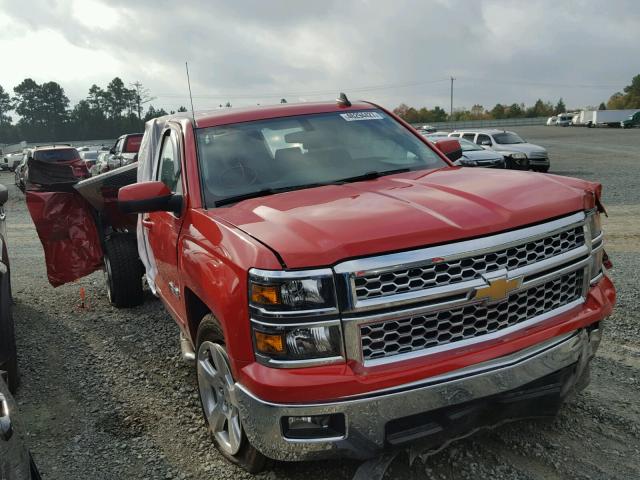 1GCRCREC1FZ154629 - 2015 CHEVROLET SILVERADO RED photo 1