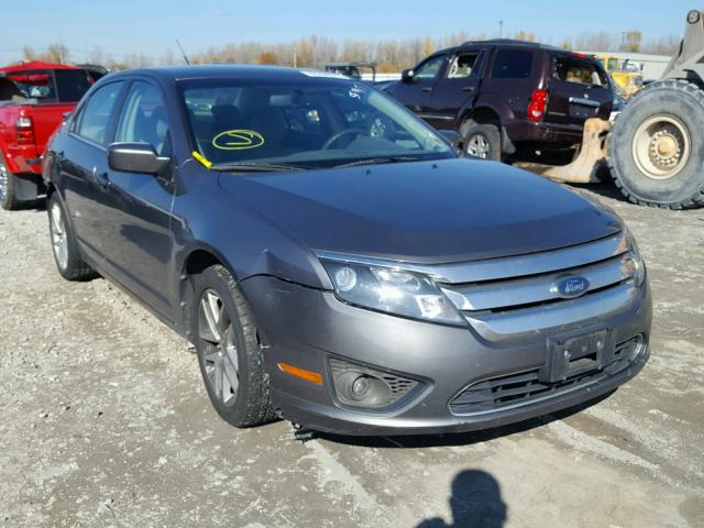 3FAHP0HAXAR252406 - 2010 FORD FUSION GRAY photo 1