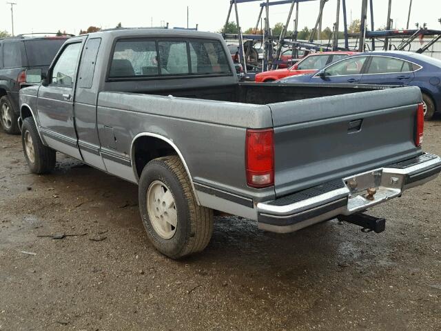 1GTDT19Z8K2541630 - 1989 GMC S TRUCK S1 GRAY photo 3