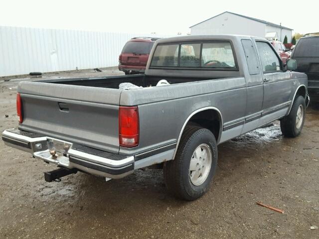 1GTDT19Z8K2541630 - 1989 GMC S TRUCK S1 GRAY photo 4