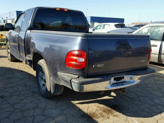 1FTRX07L7XKB93572 - 1999 FORD F150 BLUE photo 3
