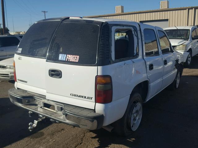 1GNEC13Z03R296691 - 2003 CHEVROLET TAHOE C150 WHITE photo 4