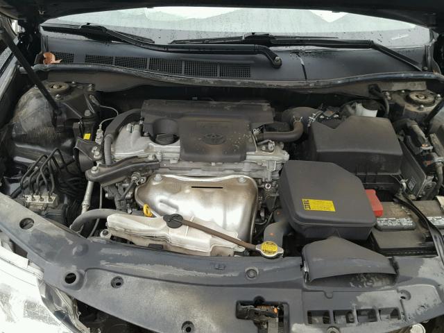 4T4BF1FK0CR189558 - 2012 TOYOTA CAMRY BASE BLACK photo 7