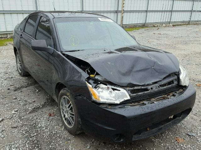 1FAHP3FN5BW195554 - 2011 FORD FOCUS SE BLACK photo 1